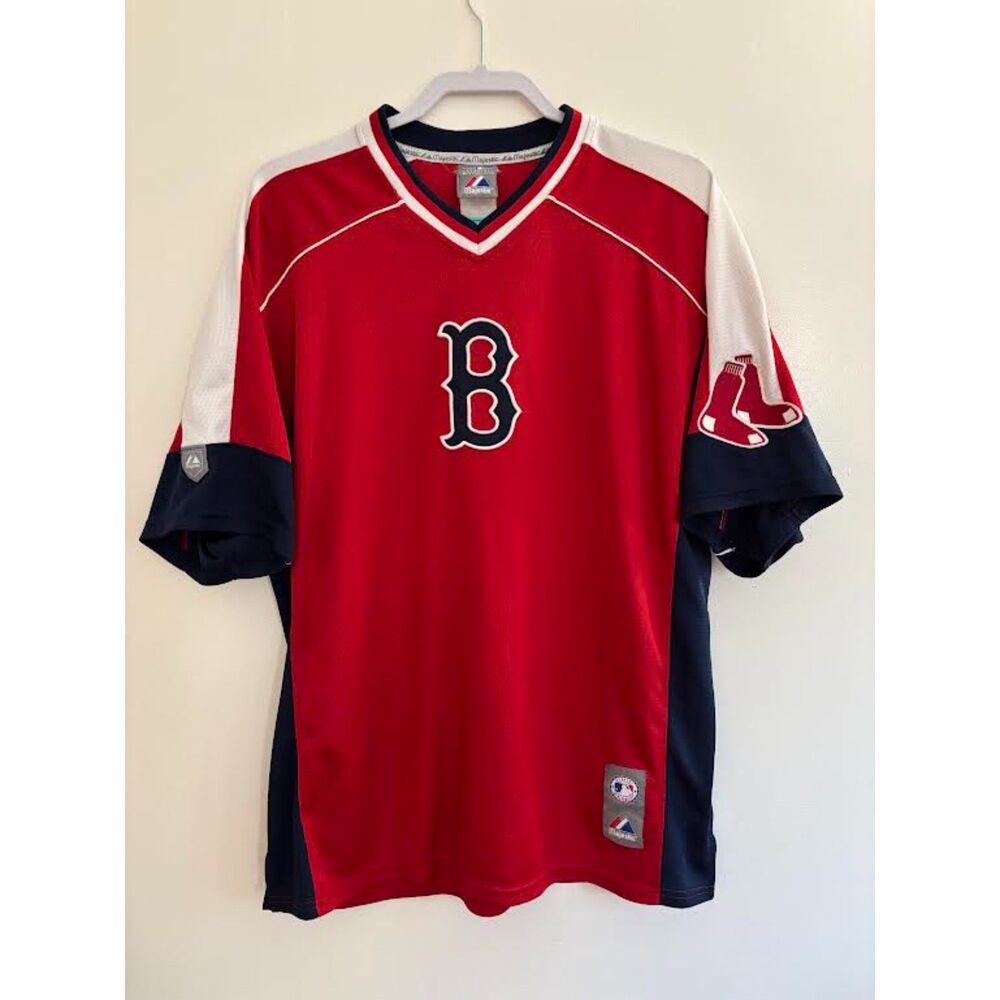 Vintage Y2K Majestic Boston Red Sox baseball jersey